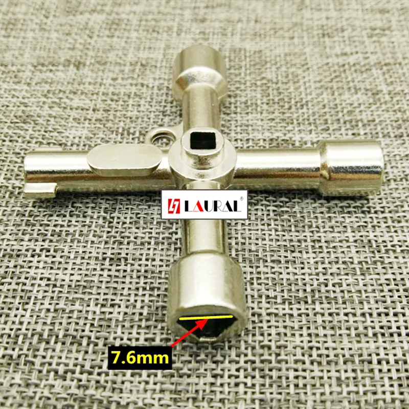 Best quality  Lock Cylinder Triangle/Four Corner Elevator Key Water Meter Front Valve Key