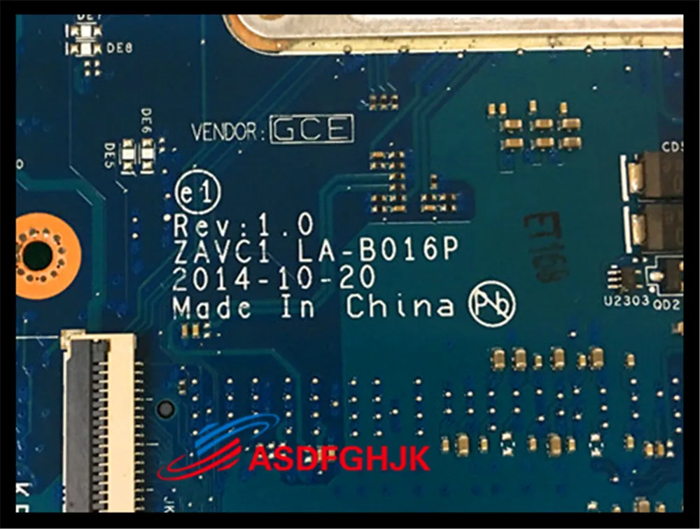 Original ZAVC1 LA-B016P FOR DELL 5548 motherboard WITH SR23Y CPU Test OK