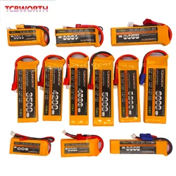 2S RC LiPo Battery 7.4v 1800 3800 4200 5200 6000mAh 25C 35C 60C For RC Toy Airplane Drone Helicopter Car 7.4V Battery AKKU