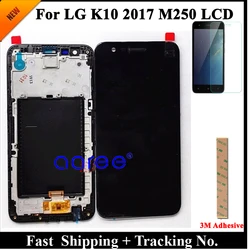 100% tested LCD For LG K10 2017 LCD For K10 2017 Display M250 M250N M250E M250DS Display LCD Screen Touch Digitizer Assembly