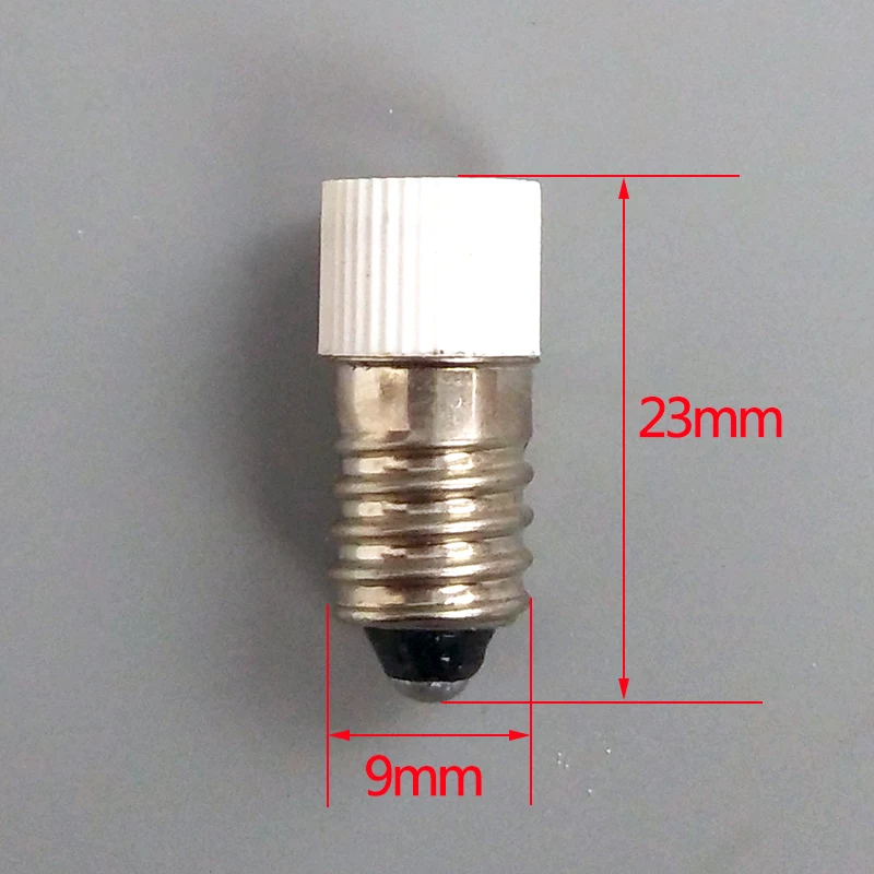 E10mm screw LED 6.3V button indicator light bulb lamp red yellow blue green white color  lights instrument  2025-02