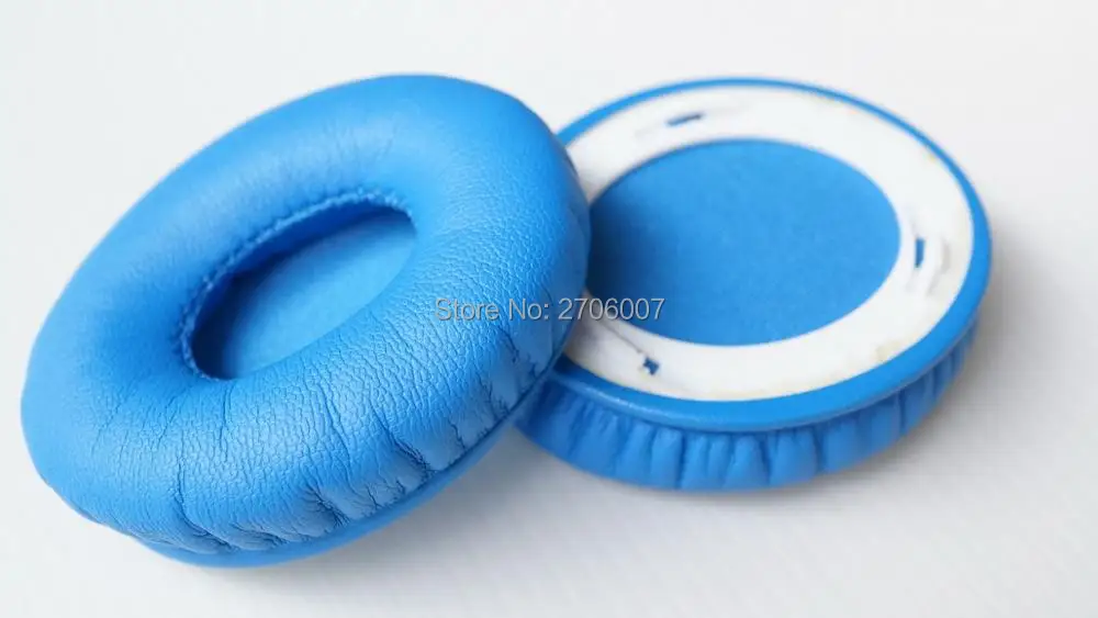 Orejeras de mantenimiento reemplazables para Beats By Dr Dre Solo 1,0 Solo1.0 Solo HD, auriculares azules (almohadillas para los oídos/cojín), calidad no destructiva