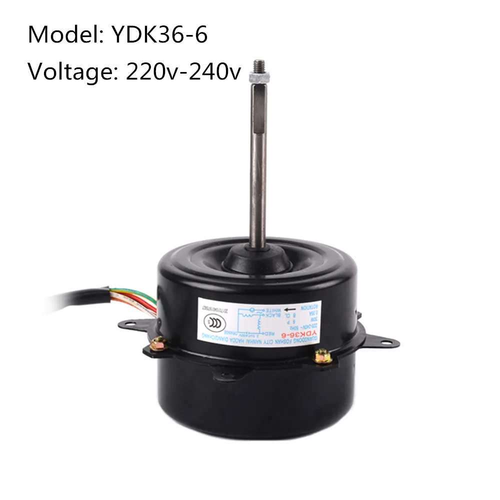 Air Conditioning Motor YDK36-6 for Mdea Outdoor Fan Motor Air Conditoner Energy-Saving External Fan Motor