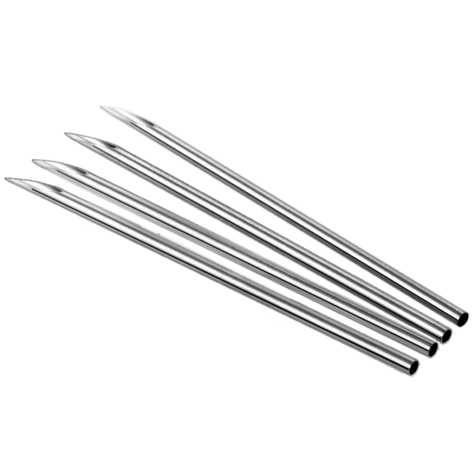 10Pcs/lot Surgical Steel Tri-Beveled Medical Needles Sterilized Body Piercing Needle Sterile 14G16G18G20G Supply Body Jewelry