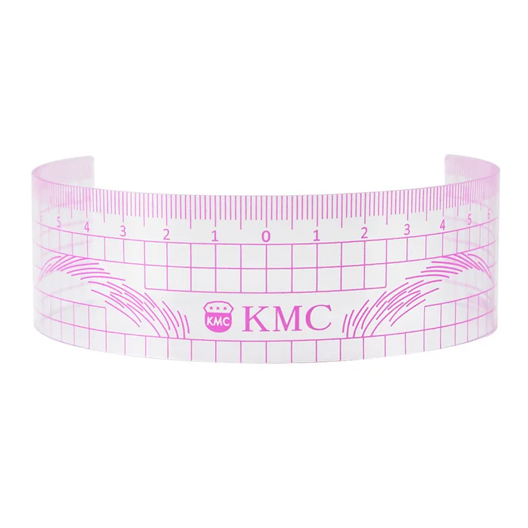 KMC – règle en plastique Super Flexible, pour tatouage, sourcils, maquillage Permanent, Radian, mise en forme du nez, 3 pièces