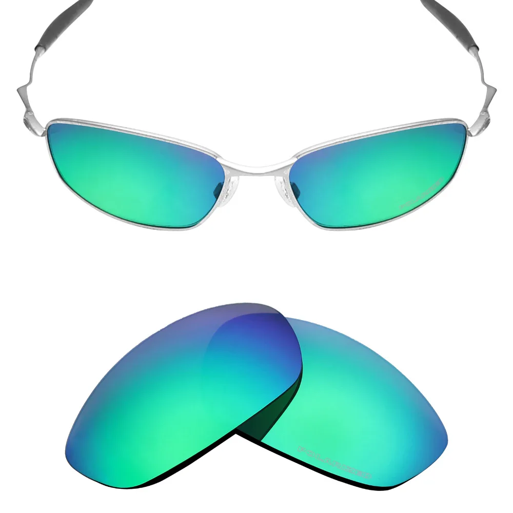 

SNARK POLARIZED Resist SeaWater Replacement Lenses for Oakley Whisker Sunglasses Emerald Green