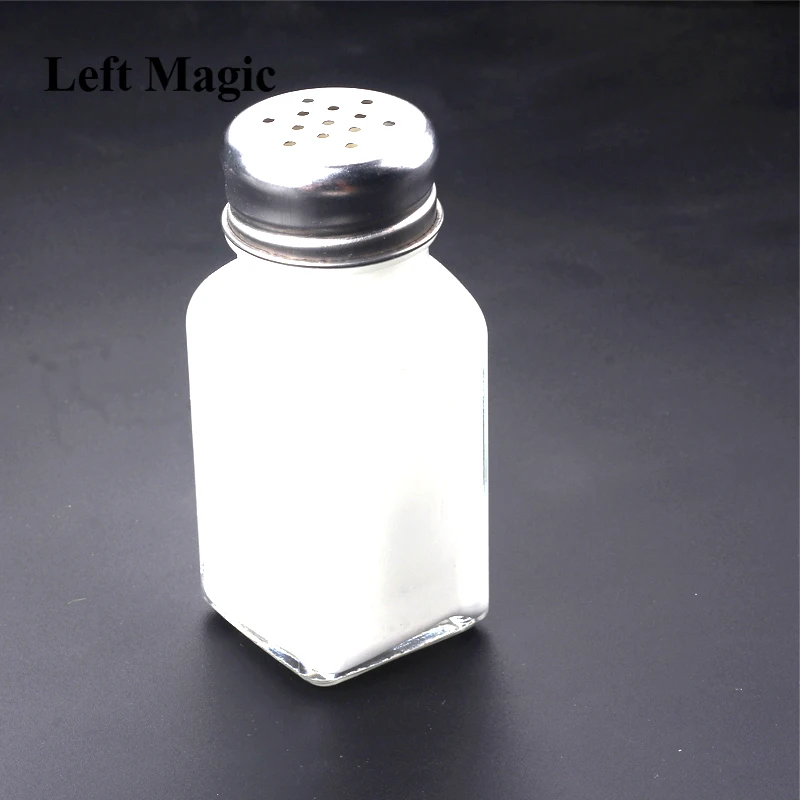 1pcs Squeaky Salt Shaker Magic Tricks Close Up Street Stage Magic Props Illusion Accessories Mentalism G8039