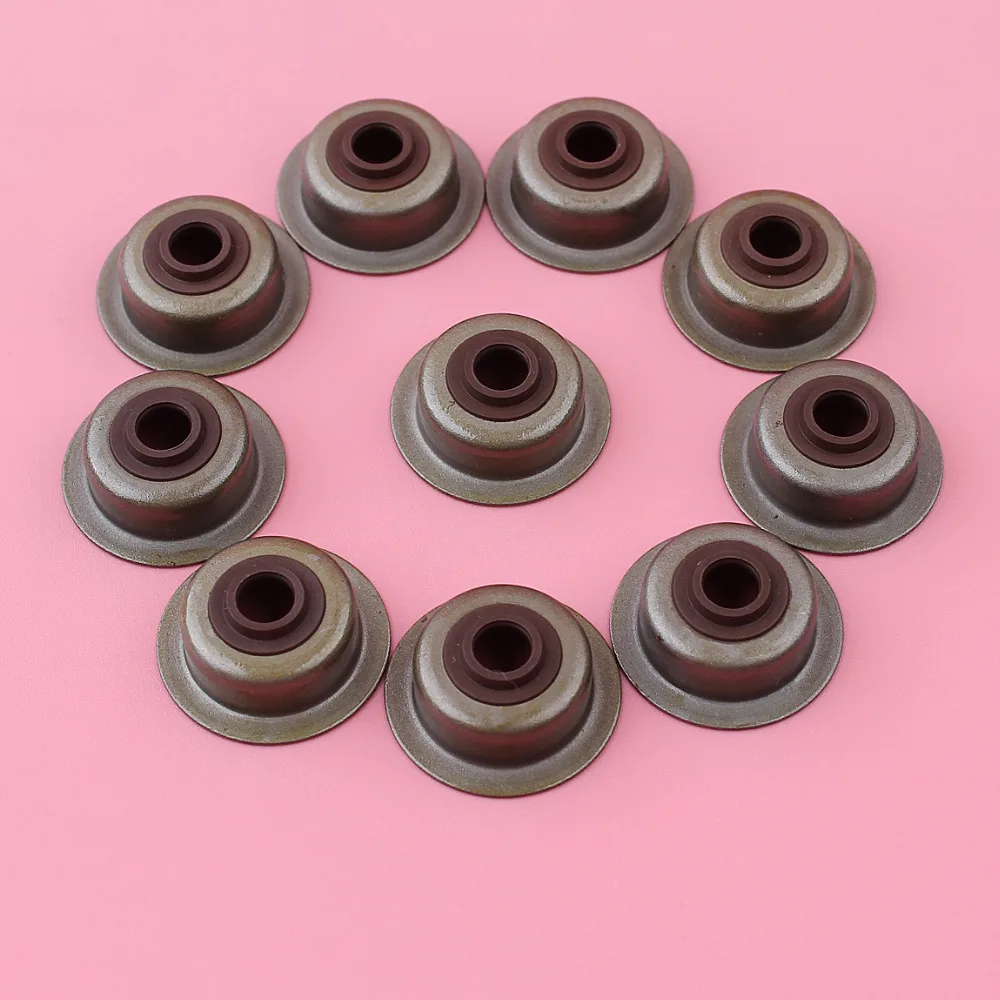 10pcs/lot Valve Stem Seal For Honda GX120 GX160 GX200 GX 200 160 120 Small Engine Motor Part 12209-ZH8-003