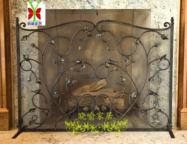 

Wrought iron floor mantel Fire fireplace surrounds