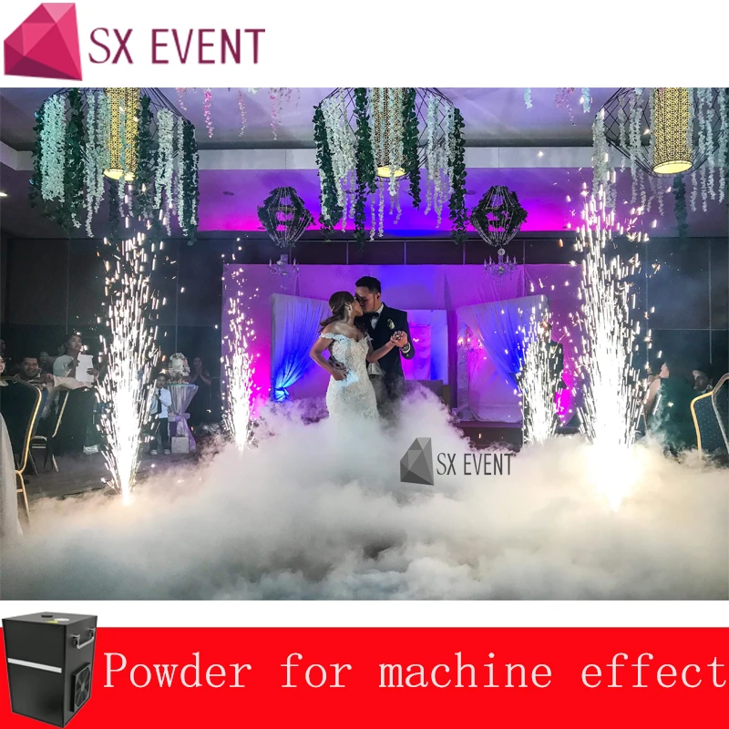 650W Cold Spark Firework Machine For Wedding Celebration Dmx And Remote Control Spark Fountain Sparkular Machine For Stage