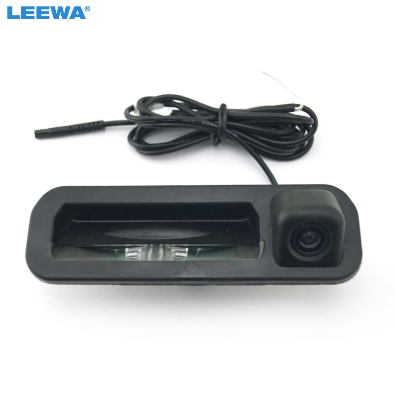 

LEEWA Car rear view camera For Ford focus 2012 2013 For focus 2 focus 3 Trunk handle camera color Night vision waterproof led