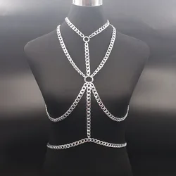 New design Punk luxury chunky chain Bikini Exclusive Heavy Custom Summer Style Body Chain BY0014