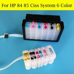 1 Set Ciss System For HP 84 85 For HP Designjet 130 90 30 C5016A C9425A C9426A C9427A Printer With Auto Reset Chip