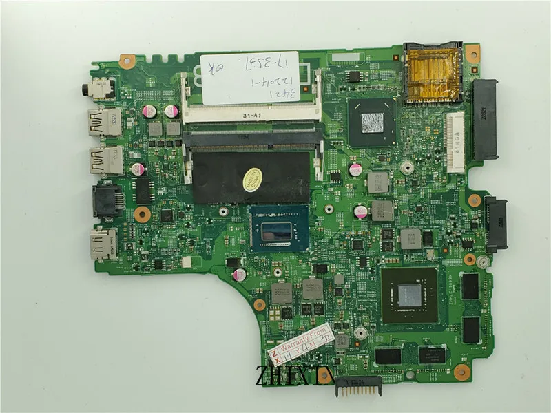 yourui for 3421 5421 Laptop Motherboard CN-04FF3M 04FF3M 4FF3M 4FF3M i7-3537u GT730M 2GB 12204-1 PWB:5J8Y4 100% fully tested