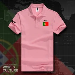 Portugal Portuguese polo shirts men short sleeve white brands printed for country 2018 cotton nation team flag Portuguesa PT