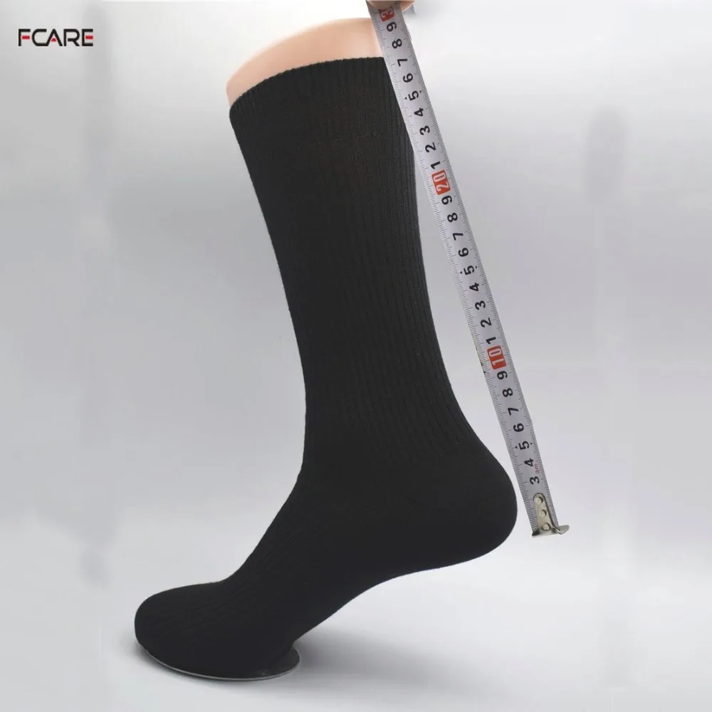 

Fcare 6PCS=3 pairs 39, 40, 41, 42 calzini lunghi uomo black men dress socks business socks long leg socks calcetines