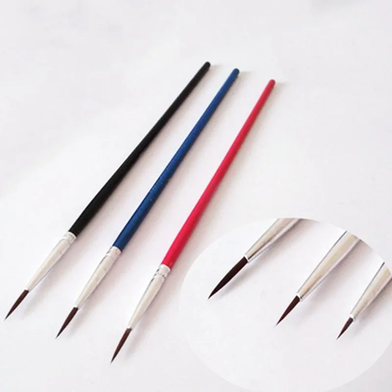 6Pcs/Set,Fine Hand-painted Thin Hook Line Pen Drawing Supplies Paint Brush Art Pen Nylon paint brushes for artist paintbrushes