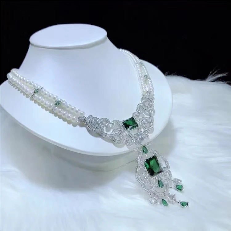 Women's High Quality Golden plated Paved CZ Necklace Bracelet Connectors Cubic Zirconia DIY Jewellery Making