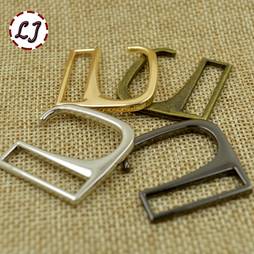 Wholesale high quality 10pcs/lot 24mm silver gun-black gold bronze metal shoes bags type 9 Buckle hooks buttons DIY Accessories