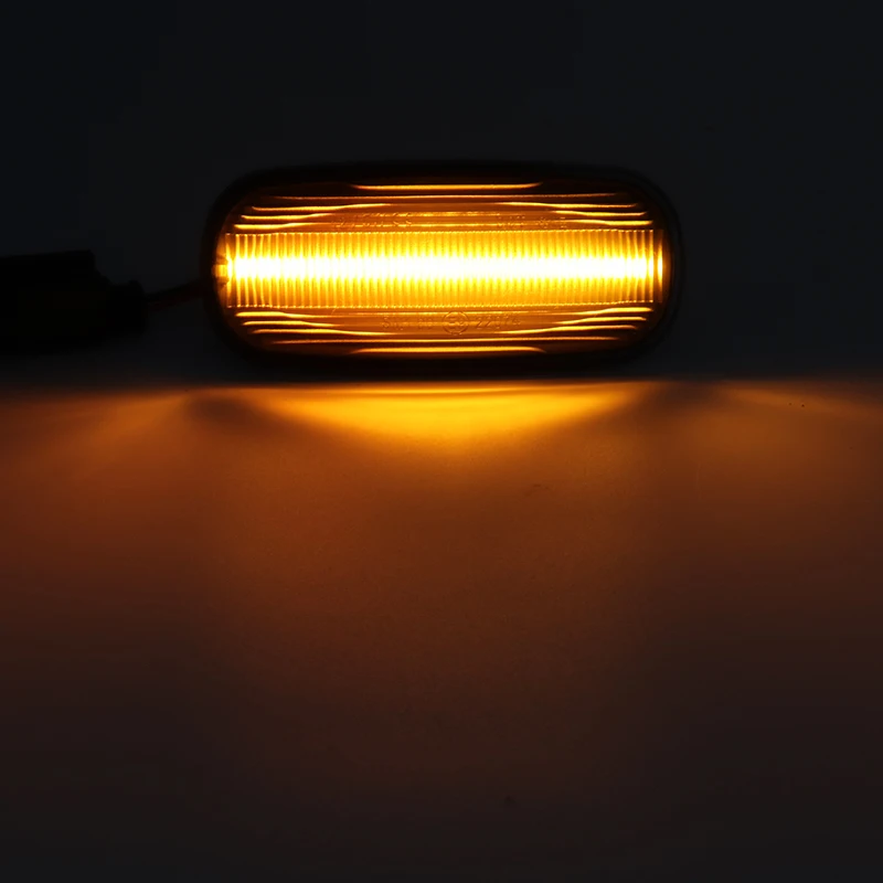 Niscarda-enquêter de Position Latéral LED Ambre ociamique pour Land Rover Discovery 2 1999-2004 Defender Freelander 1 2002-2005, 2 Pièces