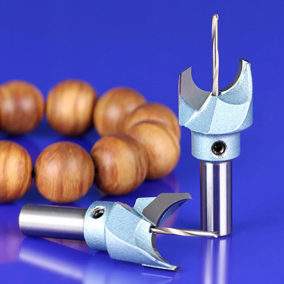 Nuovo 10mm * 12mm Buddha Beads Ball Drill Tool Solid Carbide Woodworking Router Bit