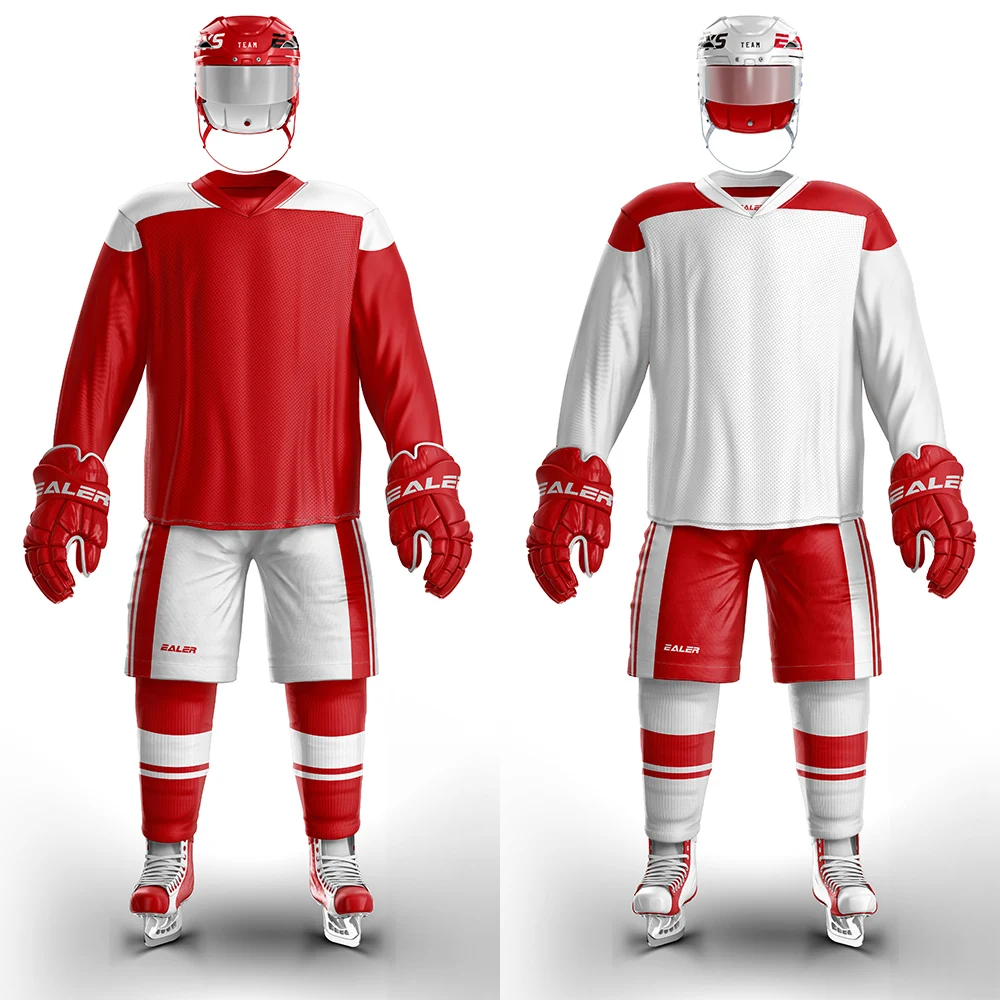 COLDINDOOR  2 pieces home and away hockey jersey for practice H6100