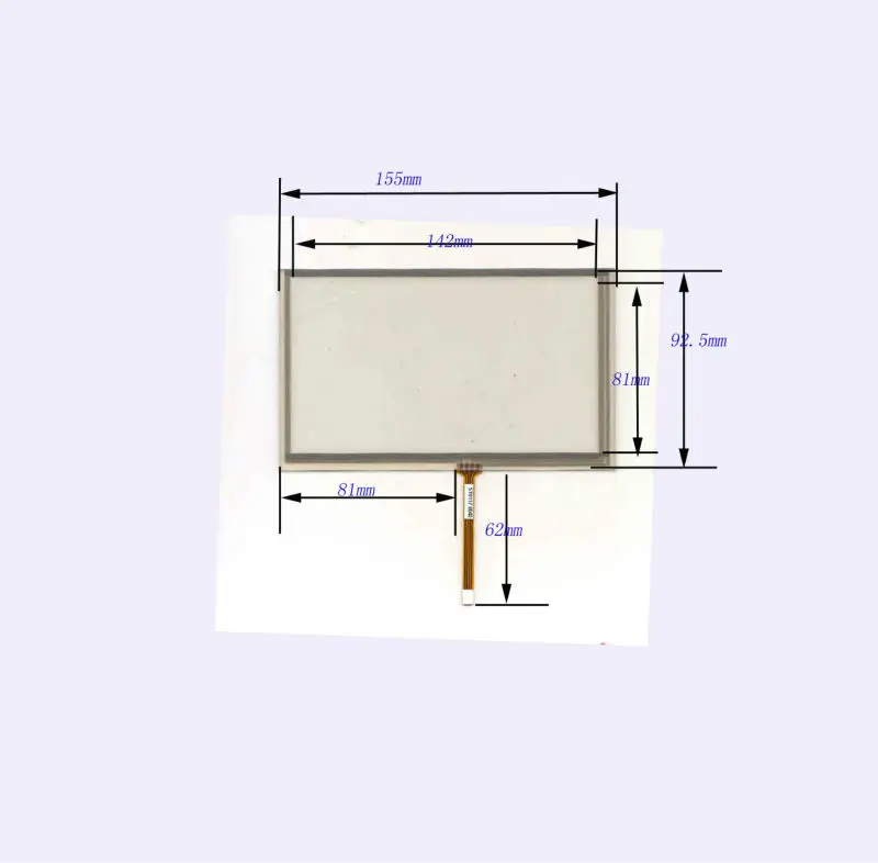 

ZhiYuSun POST 6.2 inch touch screen digital player handwriting screen outer periphery dimension 155*9 2.5General touch screen