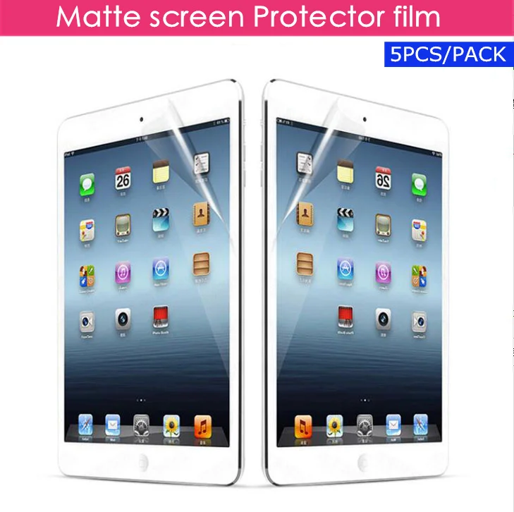 5PC/Pack Good matte film for apple new 2017 ipad pro 9.7 air 1 2 anti glare protective matte screen protector guard carton pack