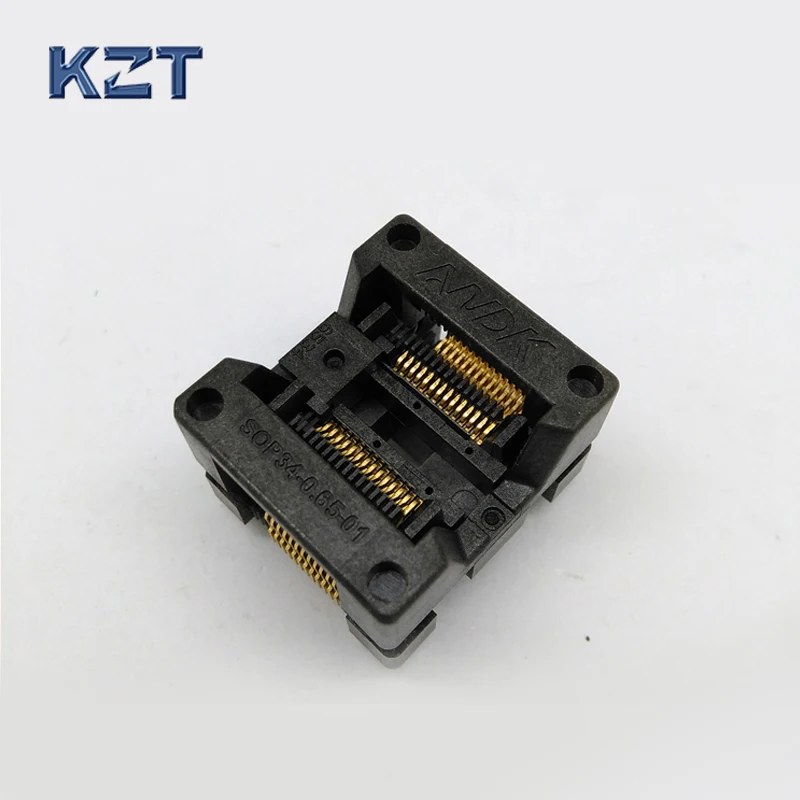 

10 pcs / lot SSOP28 TSSOP28 Burn in Socket OTS-34-0.65-01 SOP28 Chip IC Test Socket Programming Socket Bounce Socket Adapter