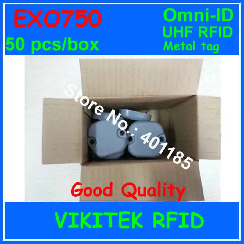 Omni-ID Exo 750 UHF RFID  metal tag 915M EPC C1G2 ISO18000-6C 50 pcs per box Exo750 Logistics Postal Manufacturing tote tracking