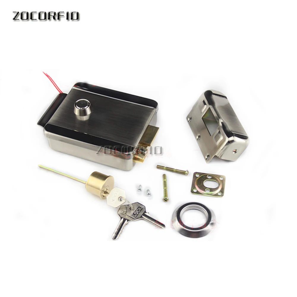 DC-12V 1073 security Guard against theft Iron gate electric lock /access control system drive lock