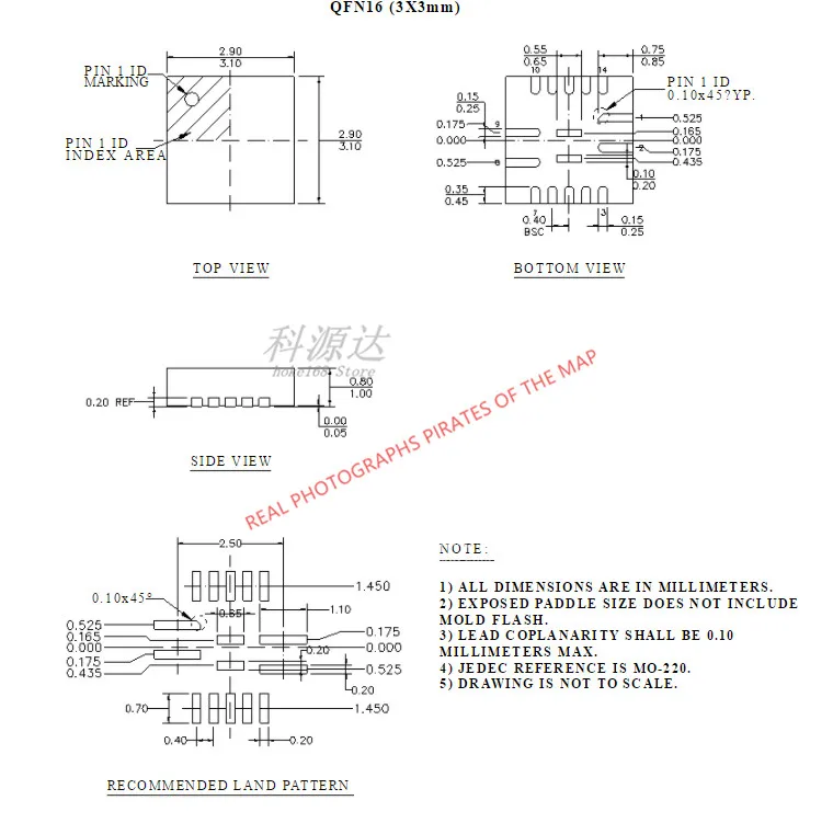 5 cái/lốc NB671AGQ-Z QFN-16 NB671A NB671 ADND Còn Hàng