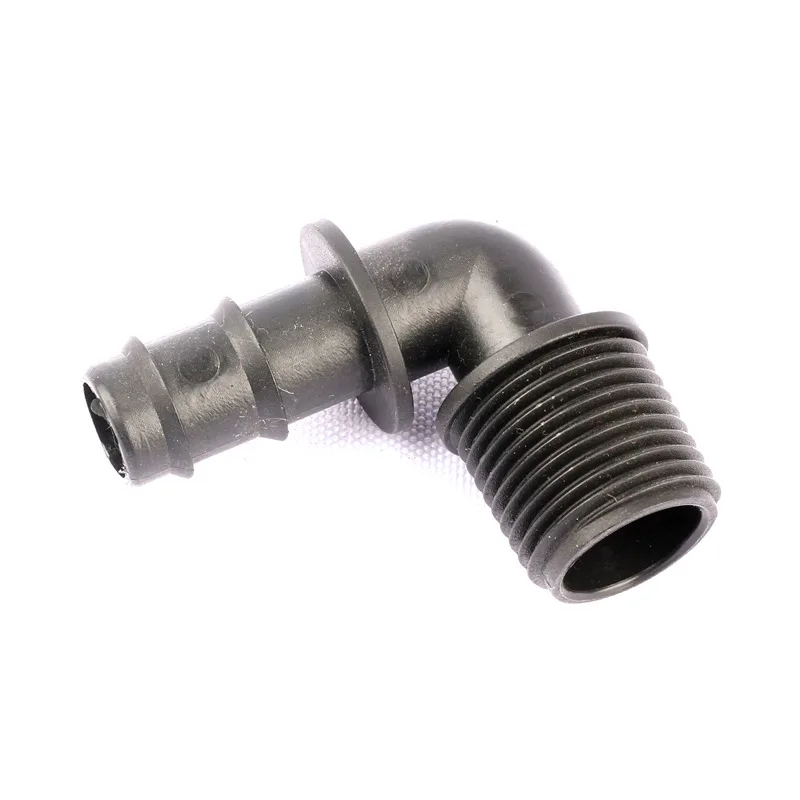 

20pcs 1/2'' Male Thread To DN16 Barbed Connectors Micro Irrigation 16 PE Pipe Fittings Greenhouse Home Water Pipe Elbow Joint