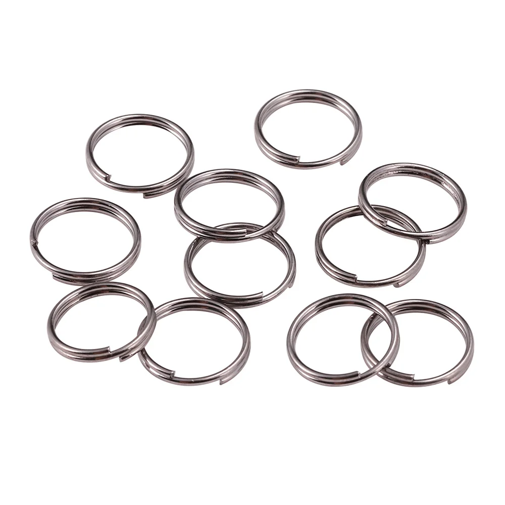 20-200 Teile/beutel 4-25mm Offene Binderinge Doppel Schleifen Split Ringe Anschlüsse Für Diy Schmuck Machen Erkenntnisse zubehör Liefert – Detail 7
