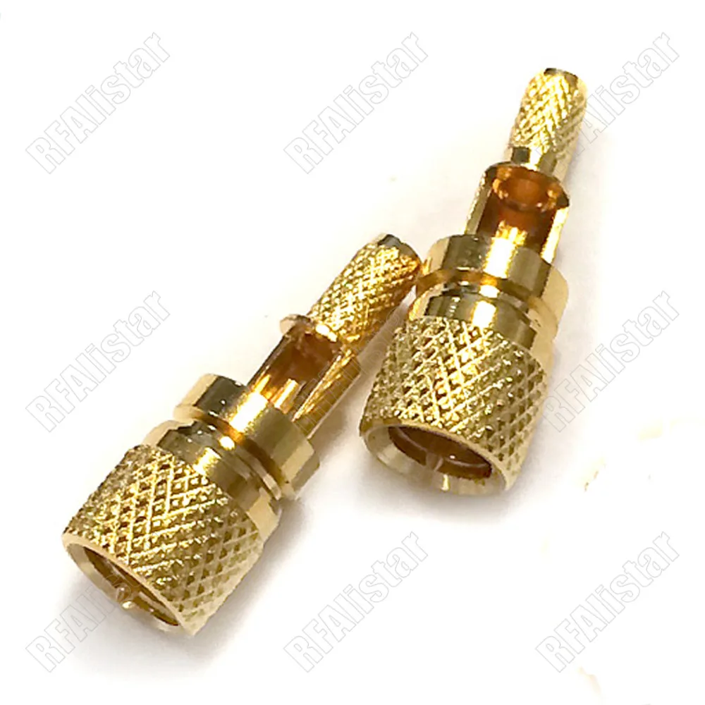 10 Pieces Connector L5 Microdot 10-32UNF Male Plug For RG174 RG316 RG188,LMR100 Cable For Ultrasonic Flaw Detector