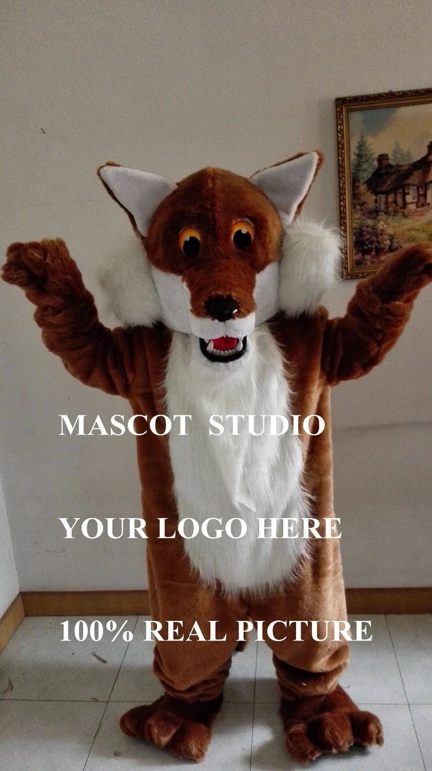 red fox mascot costume plush cartoon character custom fancy costume anime cosplay kits mascotte fancy dress carnival costume