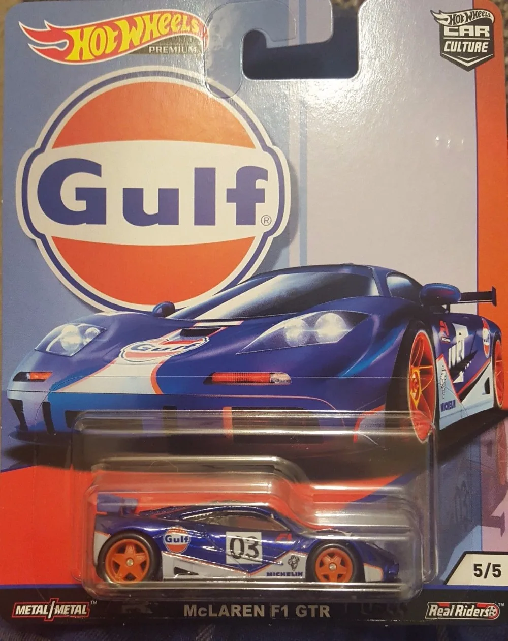 Hot Wheels Car Culture Gulf FIAT/NISSAN/FORD 1/64 Collection Metal Diecast Car