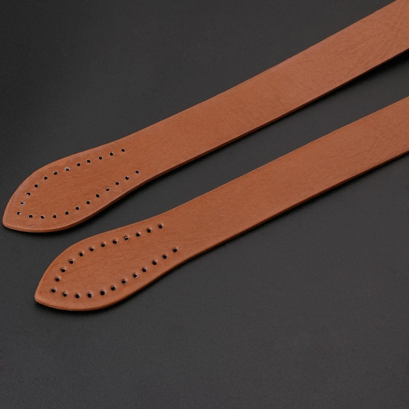 60cm Hand Sewing Simple Leaves Vertical Bar Imitation Leather Handle PU Shoulder Bag Belt Bale Handle DIY Accessories KZ0006