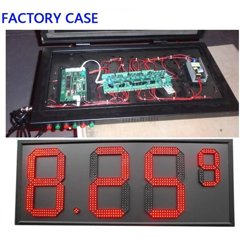 Главная плата управления 12 в RS485 цена на газовое топливо светодиодная вывеска панель управления используется для всех размеров светодиодный цифровой номер модуль для автозаправочной станции
