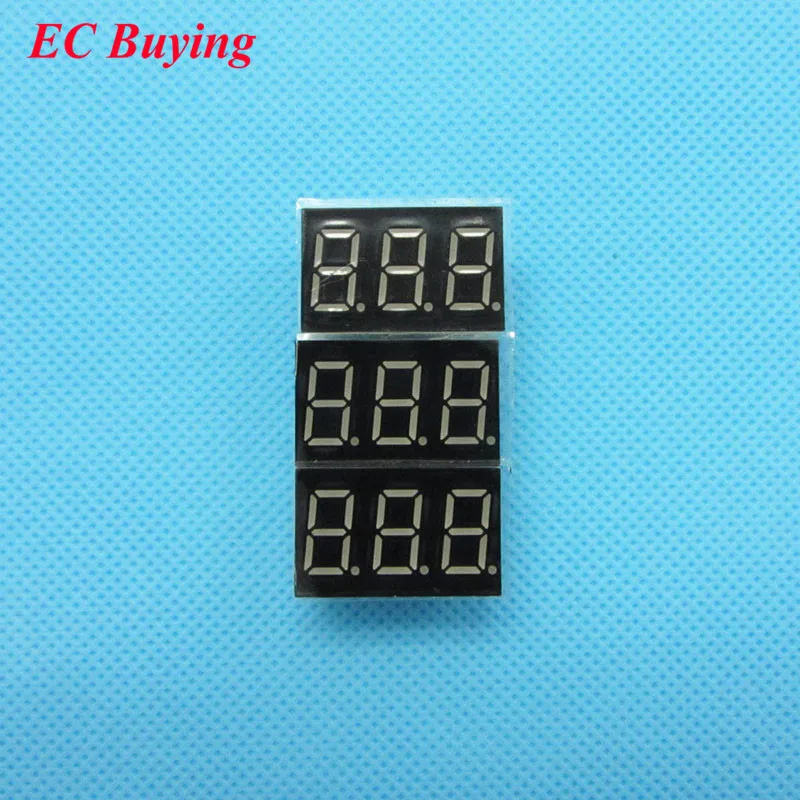 5pcs 3 bit 3bit Digital Tube Common Anode Positive Digital Tube 0.36