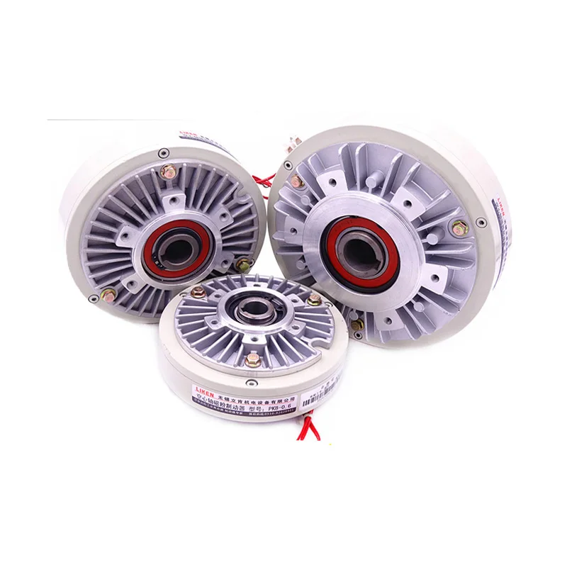 50NM Bột Từ Phanh Với Trục Rỗng 30Mm Trung Tâm Khoảng Cách 110Mm DC24V 1500RPM Tốc Độ Tối Đa Cho Bao Bì máy Móc