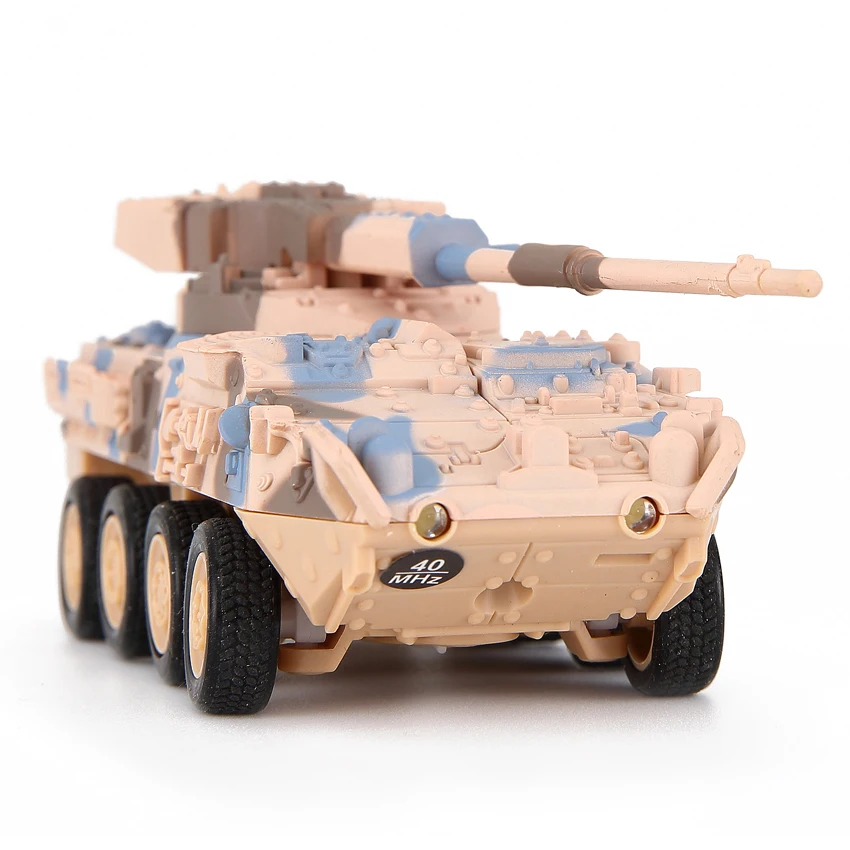 EBOYU SQW 1:72 Radio Remote Control Tank Mini RC German Military Stricker Artillery Car Type-G Electric Airsoft RC Tank Gift Toy