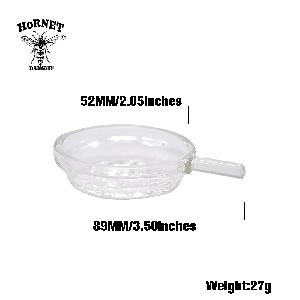 HORNET 2pcs/lot  54mm Glass Screen Hookah Plate Charcoal Foil Charcoal Holder Portable Glass Hookah Bowl