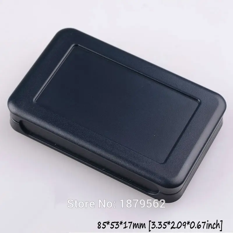

Free shipping 6 pcs/lot 85*53*17mm abs handheld plastic box for electronic project diy control case small PLC outlet box