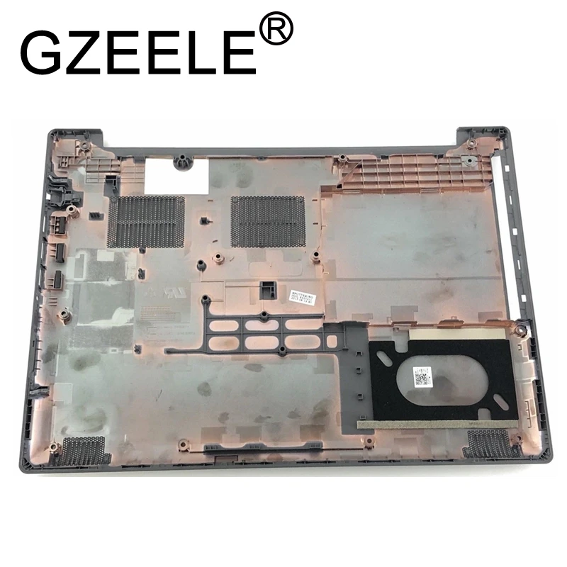 Gzeele-capa para ideapad 100-14, 320-14isk, 320-14ikb, 320-14iap, base inferior, ap156000120, cor cinza