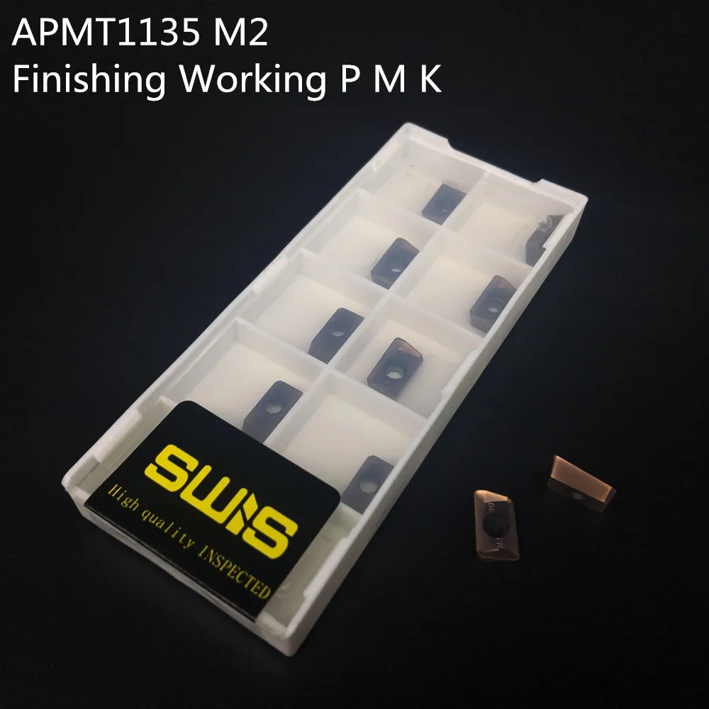 10 PCS APMT1135 M2 + 1 PCS 20 millimetri di Fresatura cutter holder BAP300R C20-20-150L-2F faccia mill finitura di Lavoro P M K