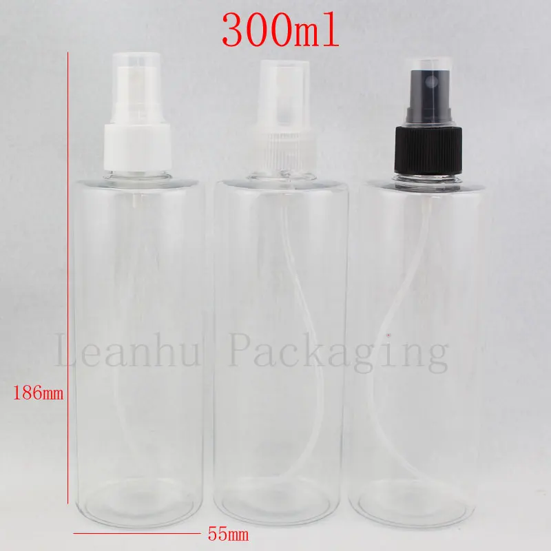 

300ml X 20 Empty Transparent Spray Bottle 300cc Refillable Perfume Plastic Bottles Packing Perfume Container , Mist Sprayer