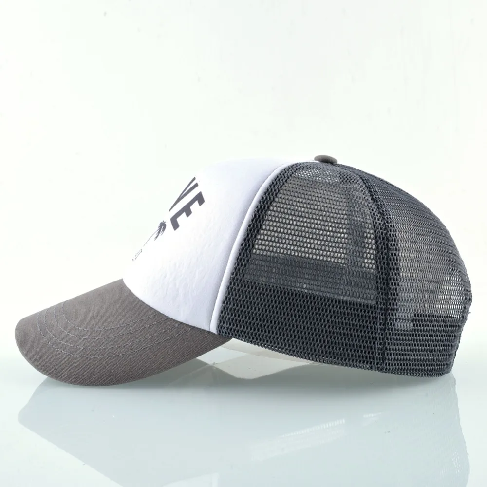 Letnie czapki baseballowe kobiety mężczyźni moda list fala czapka typu Snapback Surf Day Lovers plaża Casual czapka z daszkiem regulowane siatkowe