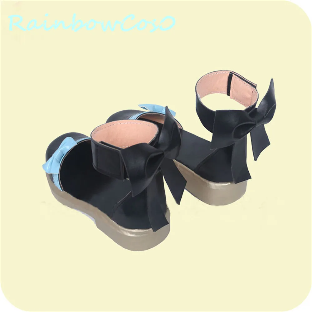 Black Butler Book of the Atlantic Elizabeth Ethel Cordelia Midford Cosplay Shoes Boots Game Halloween W257 RainbowCos0