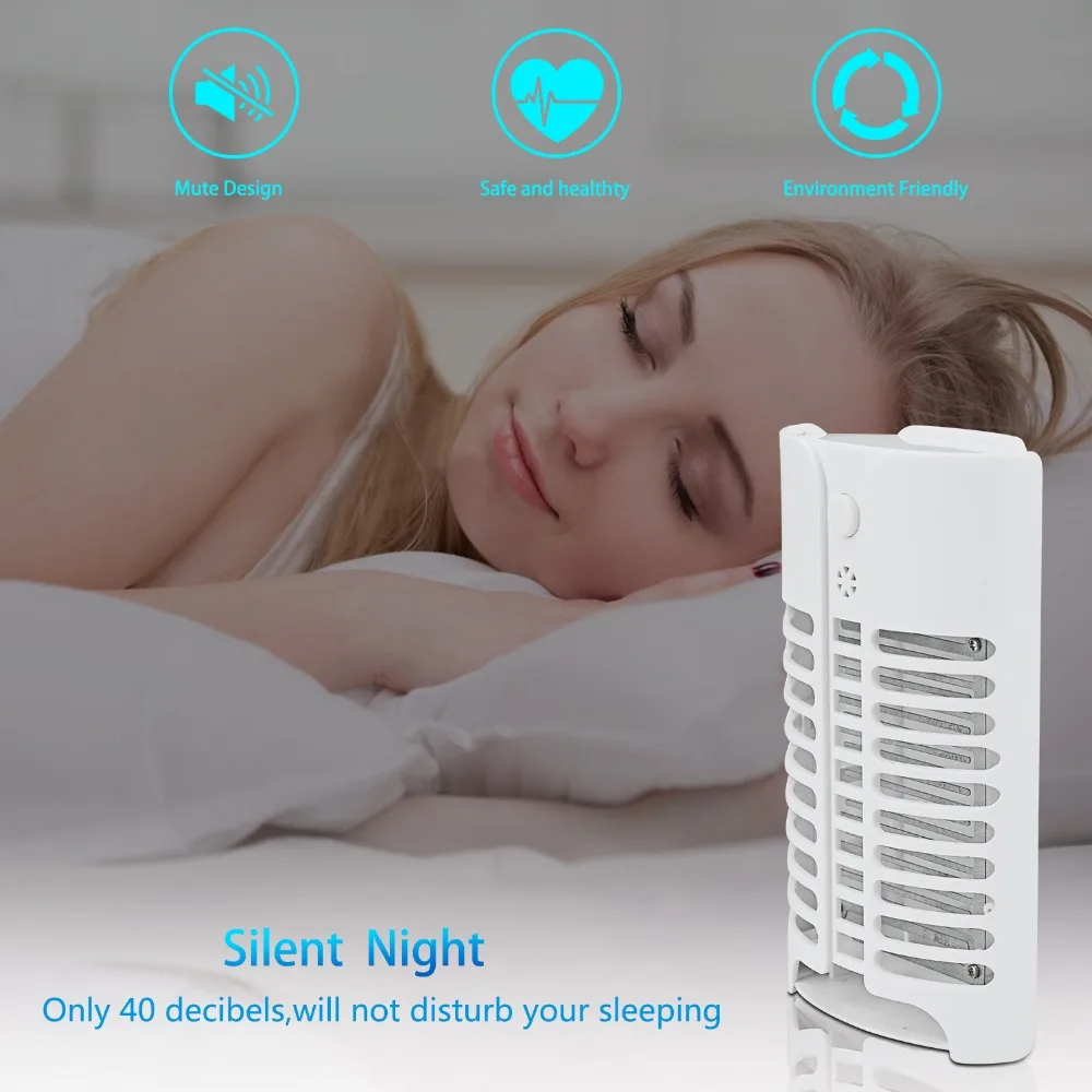 Indoor Bug Zapper Flying Insect Killer Using Unique UV Light Trap Technology & Sensor | Electronic Fly Repeller/Repellent